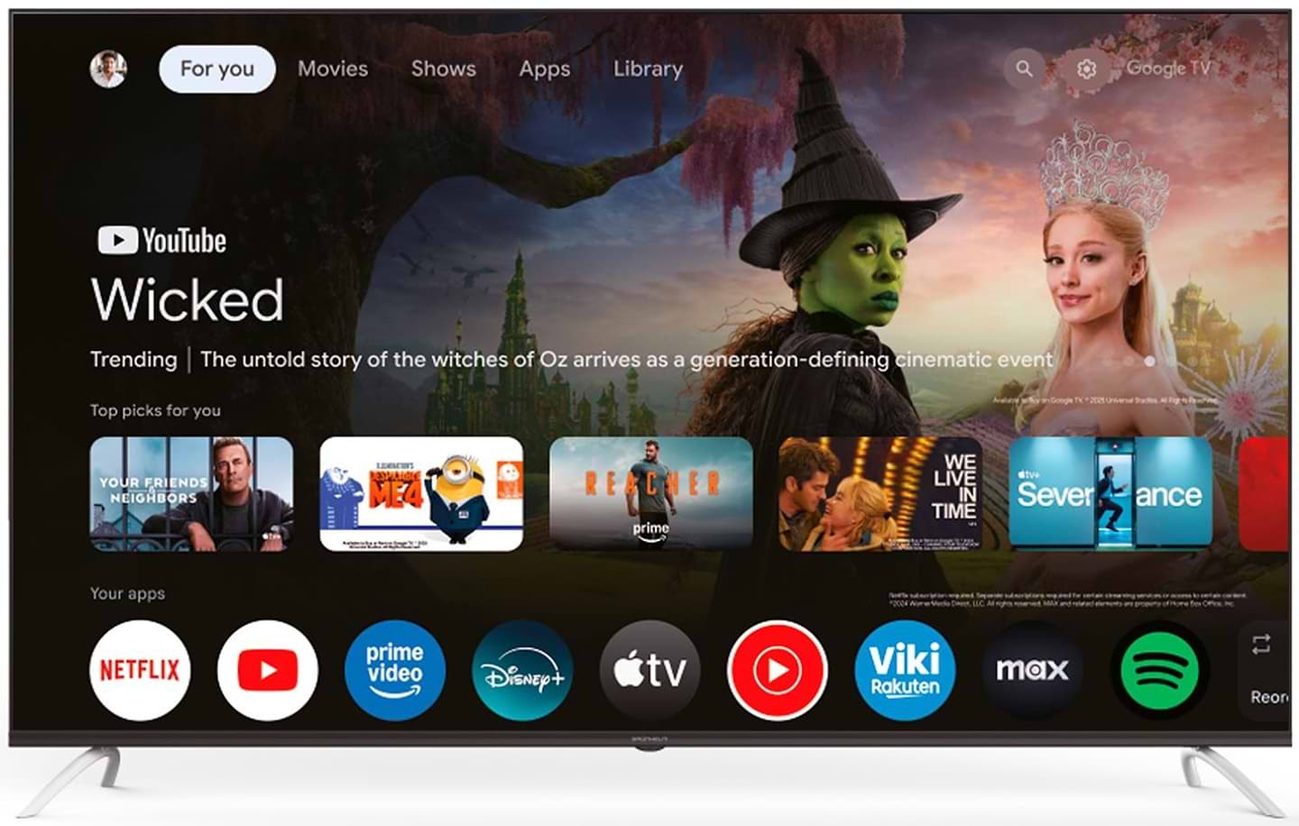 Телевізор Grunhelm Q65U701-GTV5V