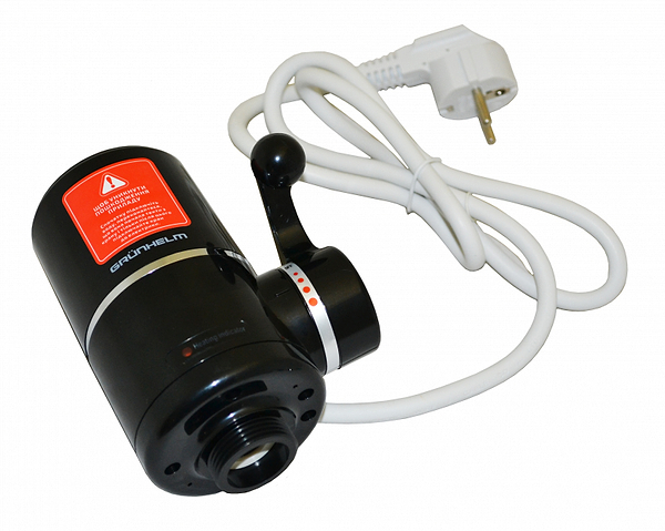 Фото - Водонагрівач проточний Grunhelm EWH-1X-3G-BLC