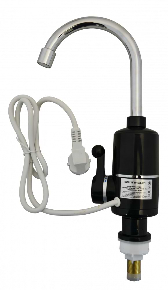 Фото - Водонагрівач проточний Grunhelm EWH-1X-3G-BLC