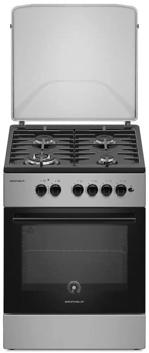 Плита газова Grunhelm G4FM6612GB