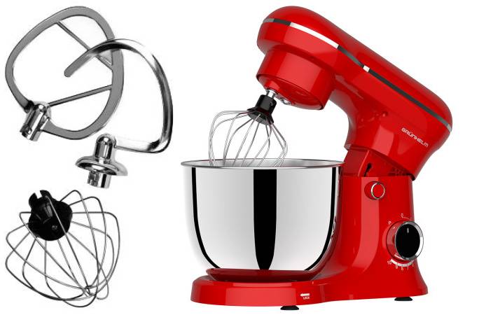 Кухонная машина Grunhelm GKM0015R Red