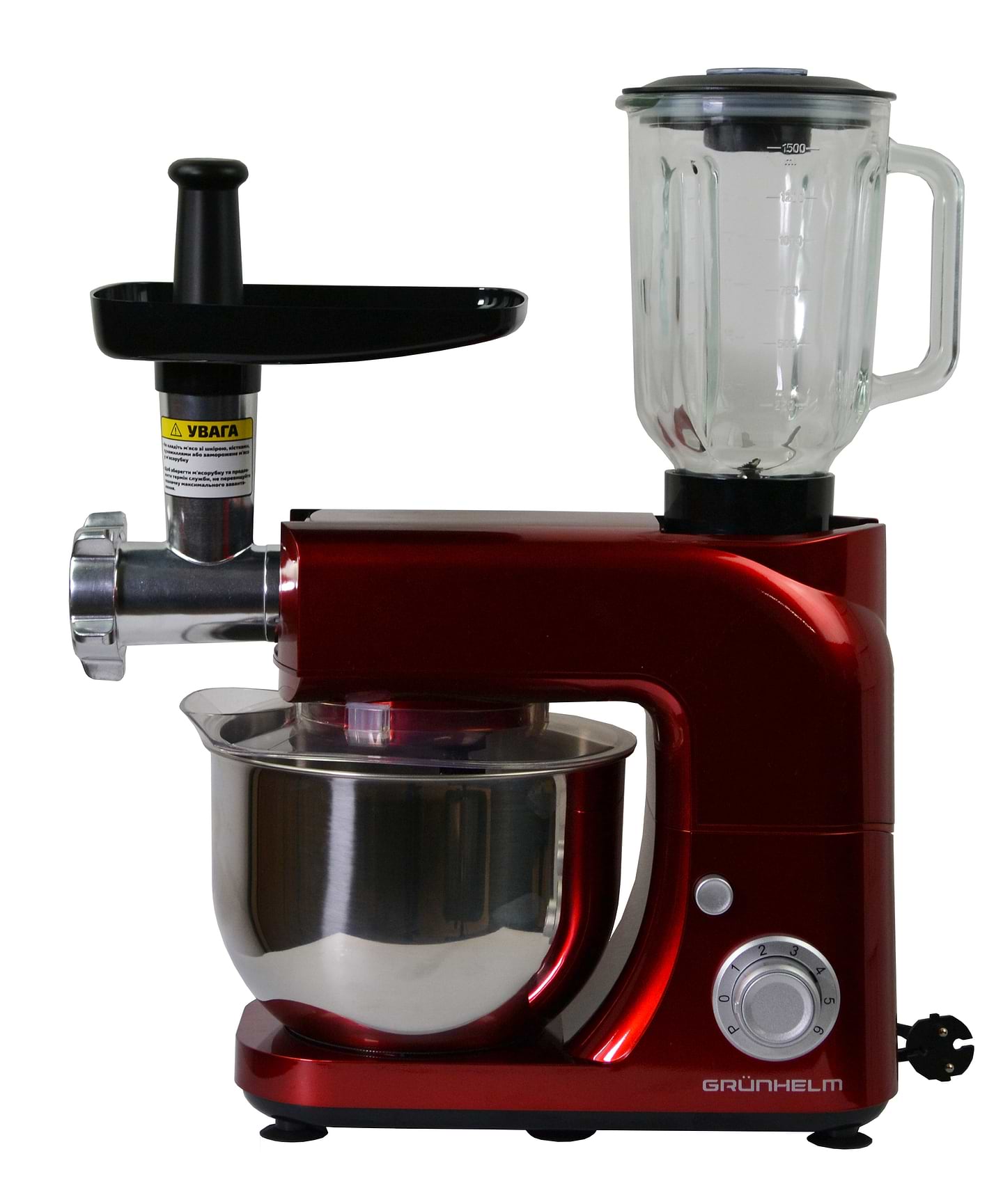 Кухонная машина Grunhelm GKM0022R - Фото 1