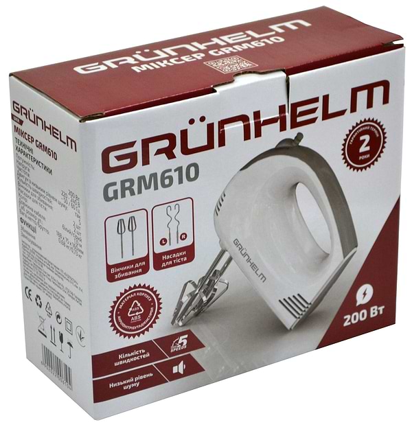 Фото - Міксер Grunhelm GRM610 Gray