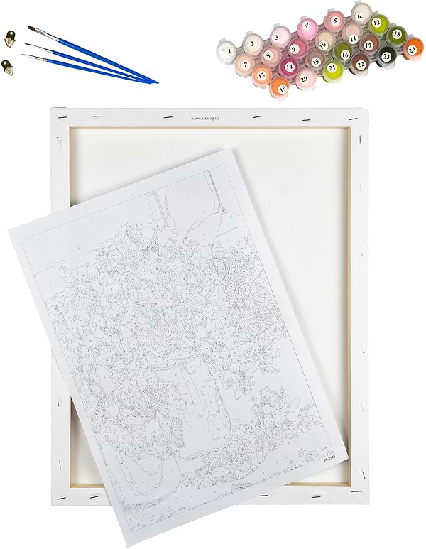 Фото - Картина за номерами Strateg Ісус в терновому вінку 40х50 см (GS1275)