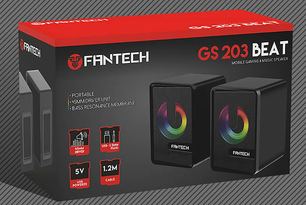 Фото - Комп'ютерна акустика компактна 2.0 Fantech GS-203/11447 Black