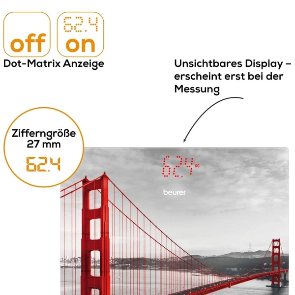 Фото - Весы напольные Beurer GS 215 San Francisco