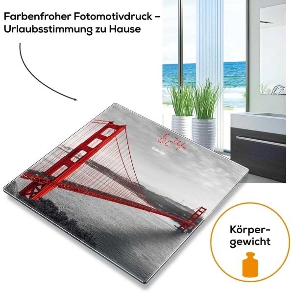 Фото - Весы напольные Beurer GS 215 San Francisco
