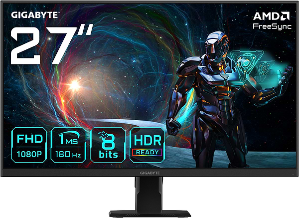 Фото - Монітор ігровий Gigabyte GS27FA Gaming Monitor Фото - Монітор ігровий Gigabyte GS27FA Gaming Monitor