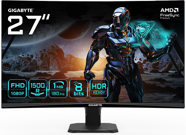 Фото - Монитор игровой Gigabyte GS27FC Фото - Монитор игровой Gigabyte GS27FC
