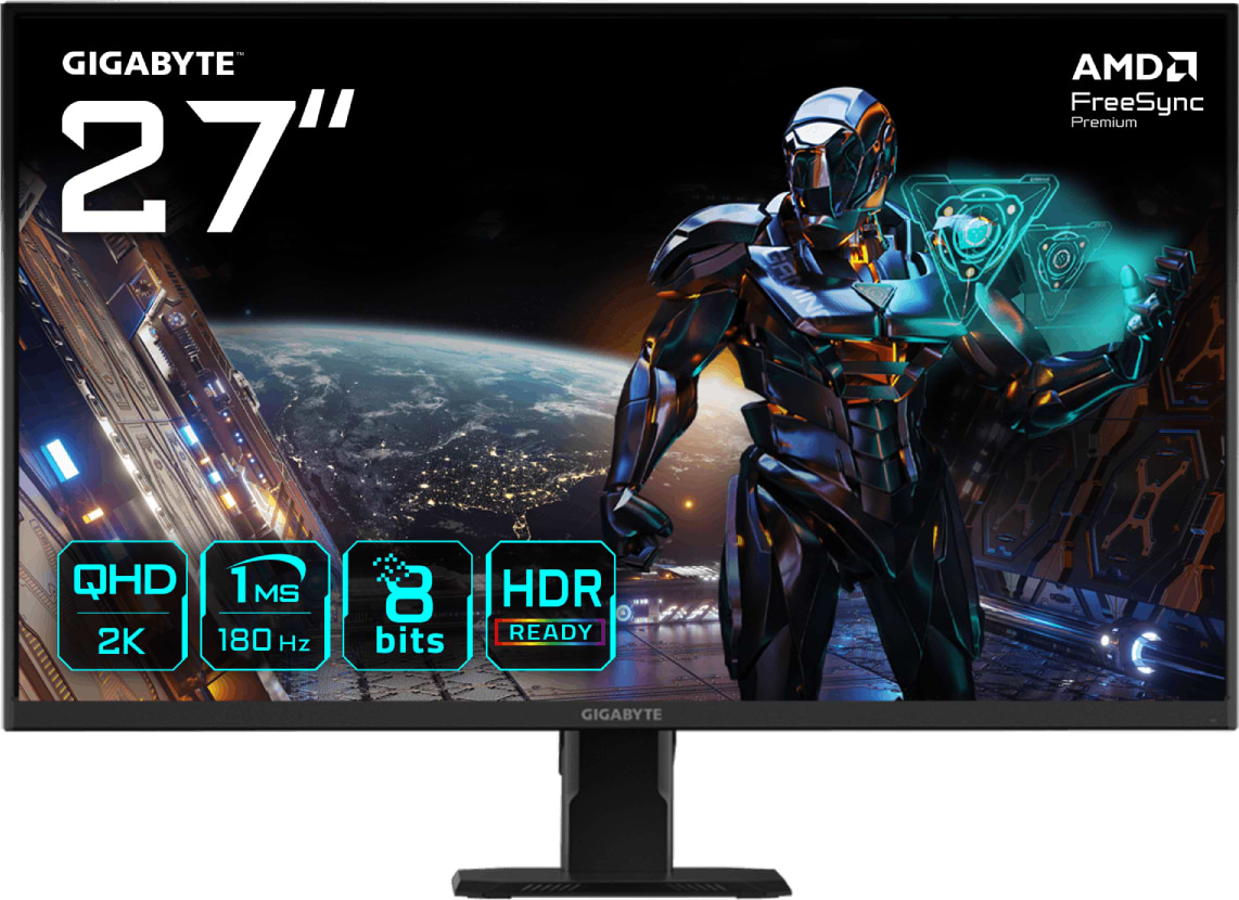 Монітор ігровий Gigabyte GS27QA Gaming Monitor - Фото 1