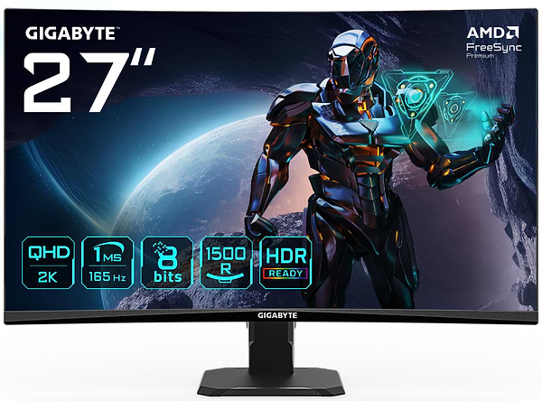 Фото - Монітор ігровий Gigabyte GS27QC Gaming