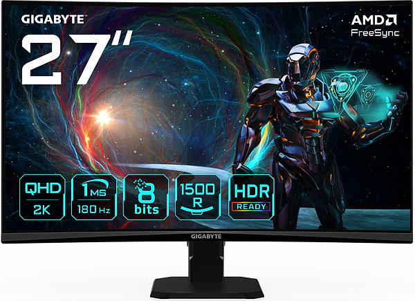 Фото - Монитор игровой Gigabyte GS27QCA Gaming Monitor