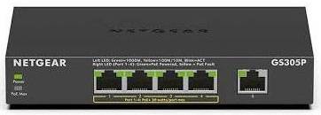 Фото - Коммутатор локальной сети (Switch) Netgear GS305P-300EUS