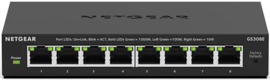 Коммутатор локальной сети (Switch) Netgear GS308E-400EUS - Фото 1