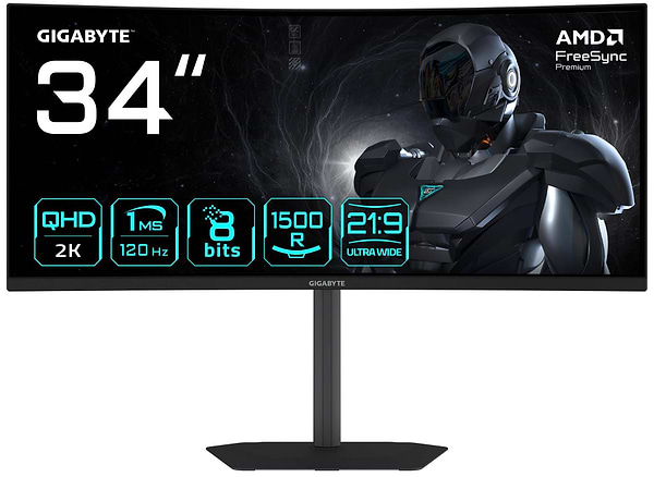 Фото - Монитор Gigabyte GS34WQCA EK
