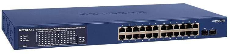 Коммутатор локальной сети (Switch) Netgear GS724TP-300EUS - Фото 1