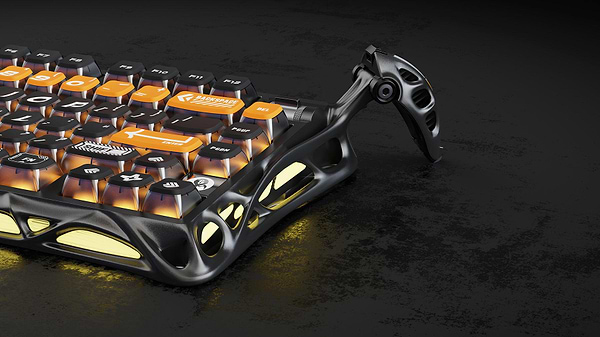 Фото - Клавіатура бездротова ігрова GravaStar Mercury K1 Pro 80keys, GravaStar x Kailh Speedy Mint, BT/WL/USB, CyberFlare (GS_K1_PRO_BO_BLK)