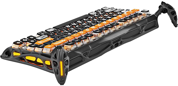 Фото - Клавіатура бездротова ігрова GravaStar Mercury K1 Pro 80keys, GravaStar x Kailh Speedy Mint, BT/WL/USB, CyberFlare (GS_K1_PRO_BO_BLK)