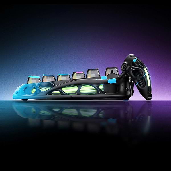 Фото - Клавиатура проводная игровая GravaStar Mercury V75 Pro 80keys, Magnetic Jade Gaming, 8K, USB-A, RGB, Neon Graffiti (GS_V75_PRO_CG_BLK)