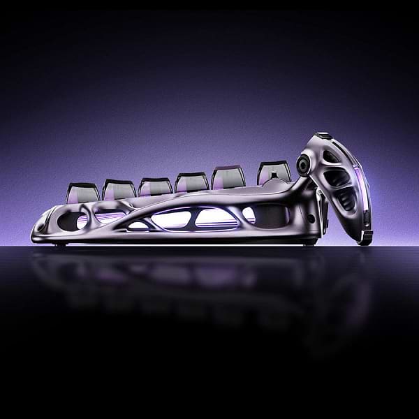 Фото - Клавіатура дротова ігрова GravaStar Mercury V75 Pro 80keys, Magnetic Jade Gaming, 8K, USB-A, RGB, Iron Purple (GS_V75_PRO_PL)