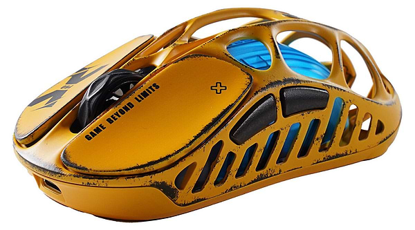 Фото - Миша бездротова ігрова GravaStar Mercury X Battle-Worn Yellow (GS_X_YLW)