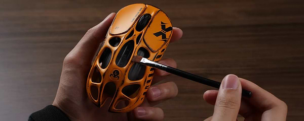 Фото - Миша бездротова ігрова GravaStar Mercury X Battle-Worn Yellow (GS_X_YLW)