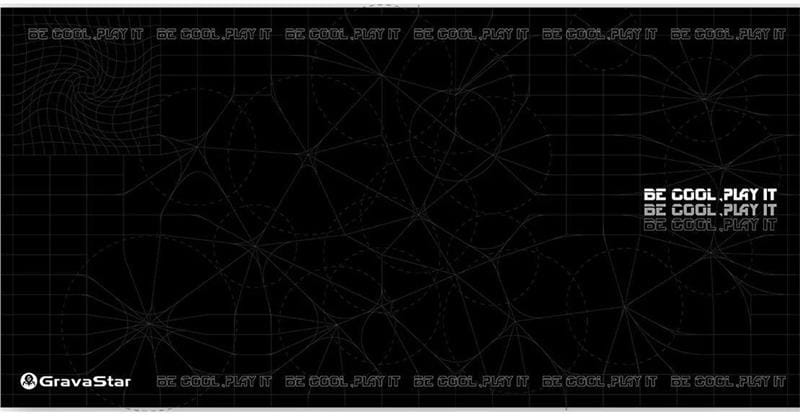 Коврик для мыши игровой GravaStar Gaming Pad XL (GSA8_MPD_R_BLK) - Фото 1