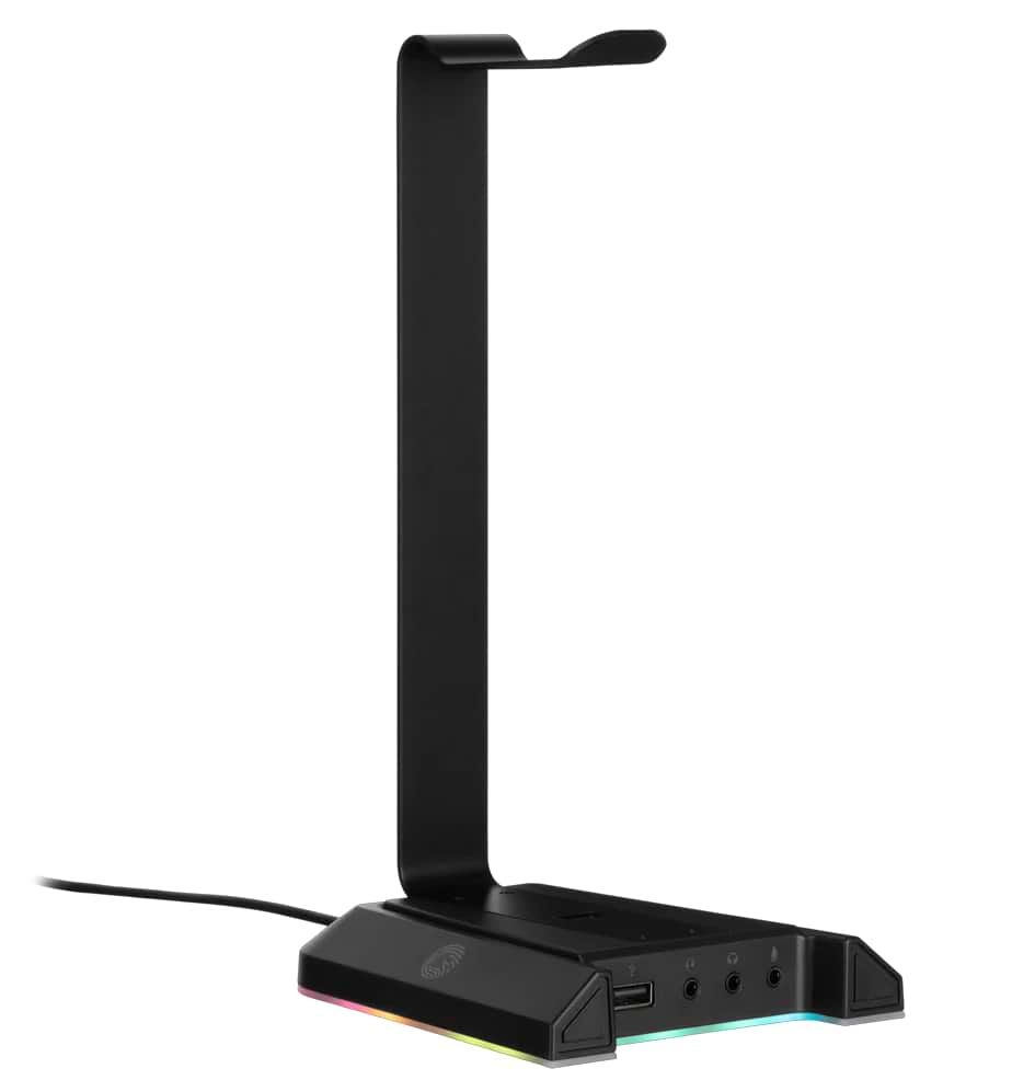 Підставка для навушників 2E RGB 7.1 USB Black (2E-GST320UB) - Фото 1