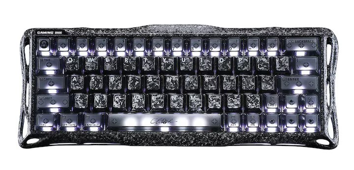Клавиатура беспроводная игровая GravaStar Mercury V60 Pro 60keys Cyber Frost Black (GSV60PRO_CF_BLK)