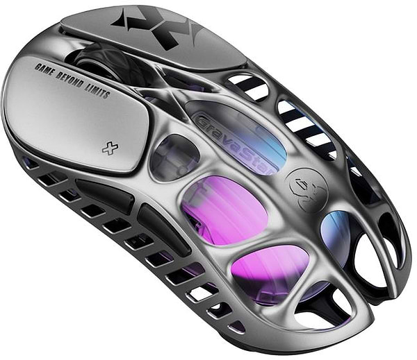 Фото - Мышь беспроводная игровая GravaStar Mercury X BT/WL/USB-A RGB (GSX_GRY)