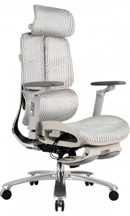 Кресло офисное GT Racer B-541F Gray/Light Gray