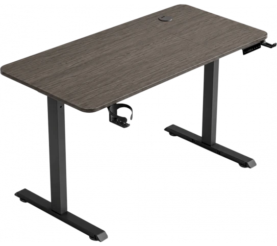 Стіл комп'ютерний GT Racer TY-1451 (140x60x71-116) Dark Gray