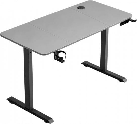 Стіл комп'ютерний GT Racer TY-1451 (140x60x71-116) Dark Gray
