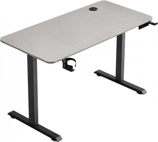 Стіл комп'ютерний GT Racer TY-1451 (140x60x71-116) Light Gray