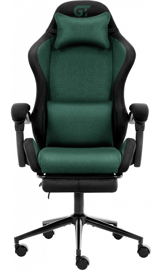 Кресло для геймеров GT Racer X-2338 Fabric Green/Black