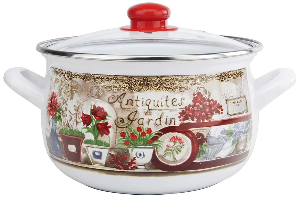 Купить Кастрюля Gusto GT-T-120-FG Цветочный сад 20 см 4.0 л - Фото 1 Кастрюля Gusto GT-T-120-FG Цветочный сад 20 см 4.0 л - Фото 1