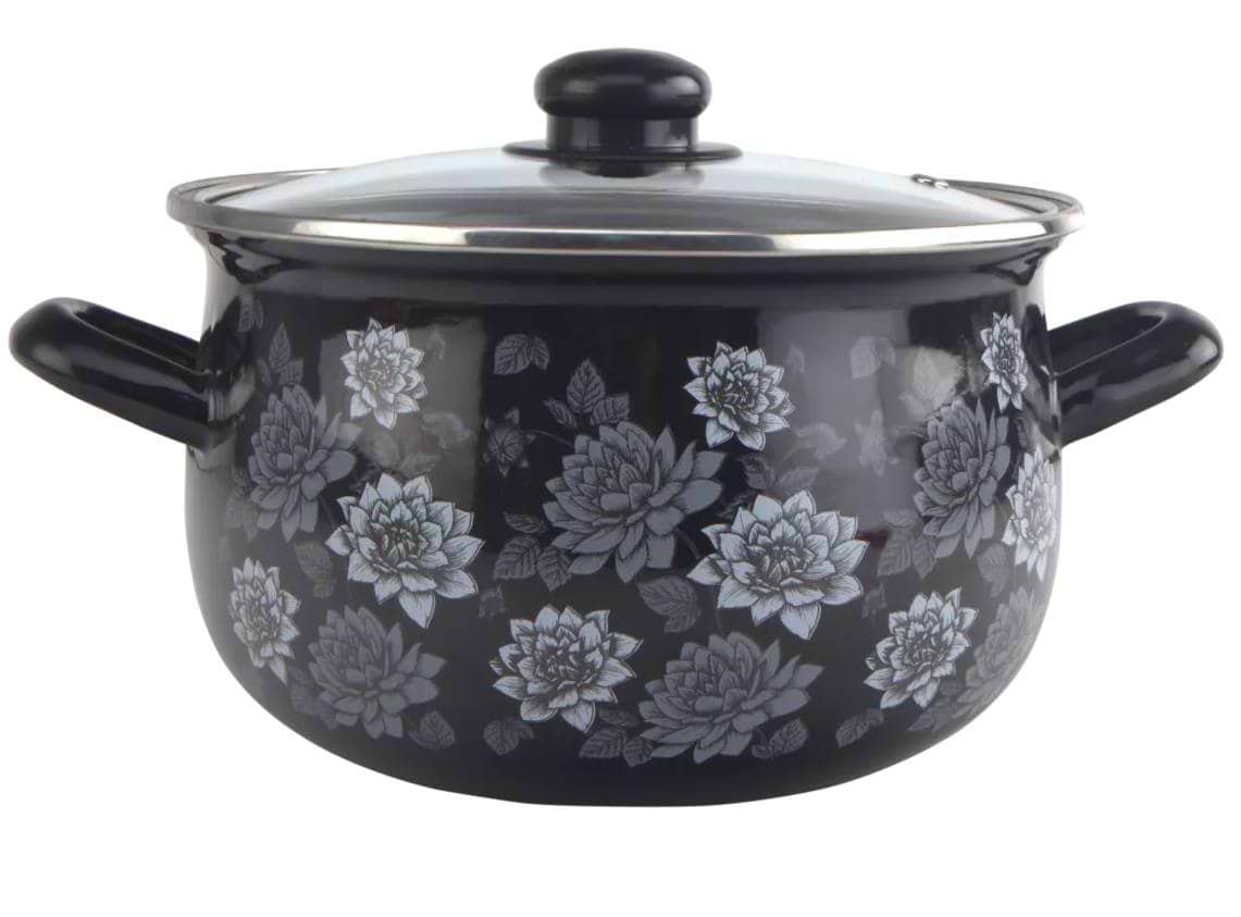 Каструля Gusto GT-T-116-LN Пелюстки ночі 16 см 2.1 л