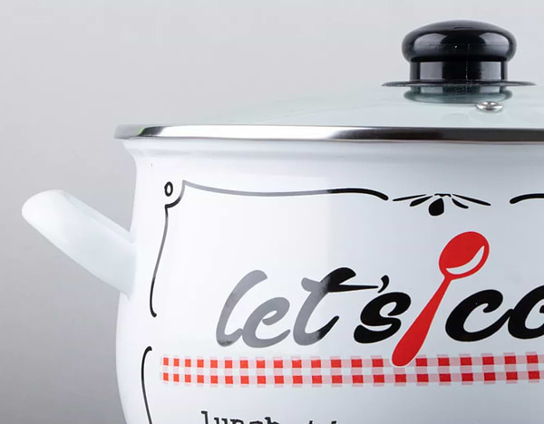 Фото - Каструля Gusto 
Lets Cook White 20 см 4.0 л (GT-T-120-LCW)