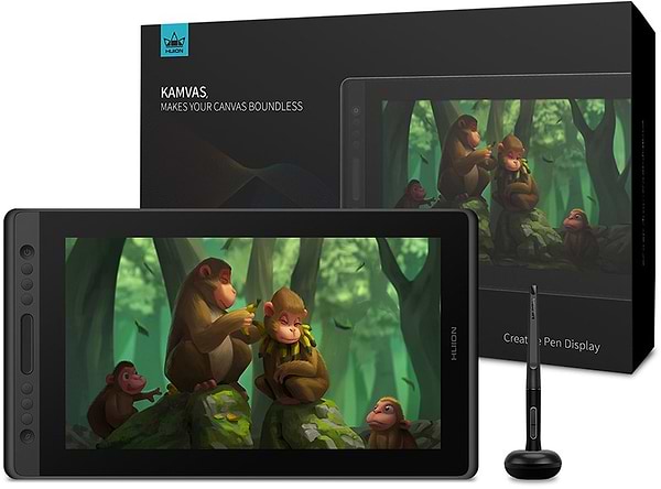 Фото - Графический планшет Huion Kamvas Pro 16 (GT156)+перчатка