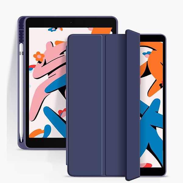 Фото - Чехол для планшета BeCover Tri Fold Soft TPU с креплением Apple Pencil for Apple iPad Air (4/5) 2020/2022 10.9'' Deep Blue (708454)