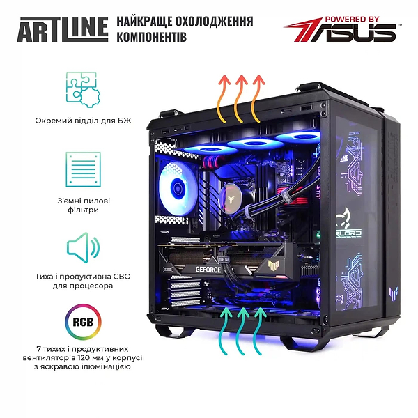 Фото - Системний блок Artline Overlord GT502 (GT502v61)