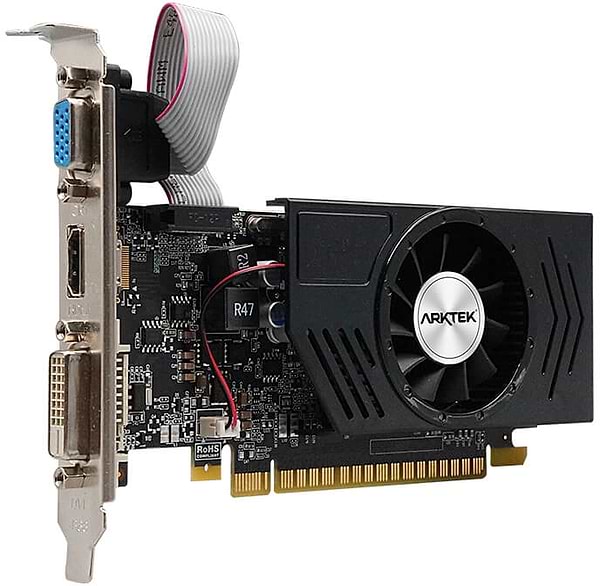 Фото - Видеокарта Arktek GT730 4GB GDDR5 64BIT HDMI, DVI, VGA PCI-E LOW PROFILE (AKN730D5S4GL1)