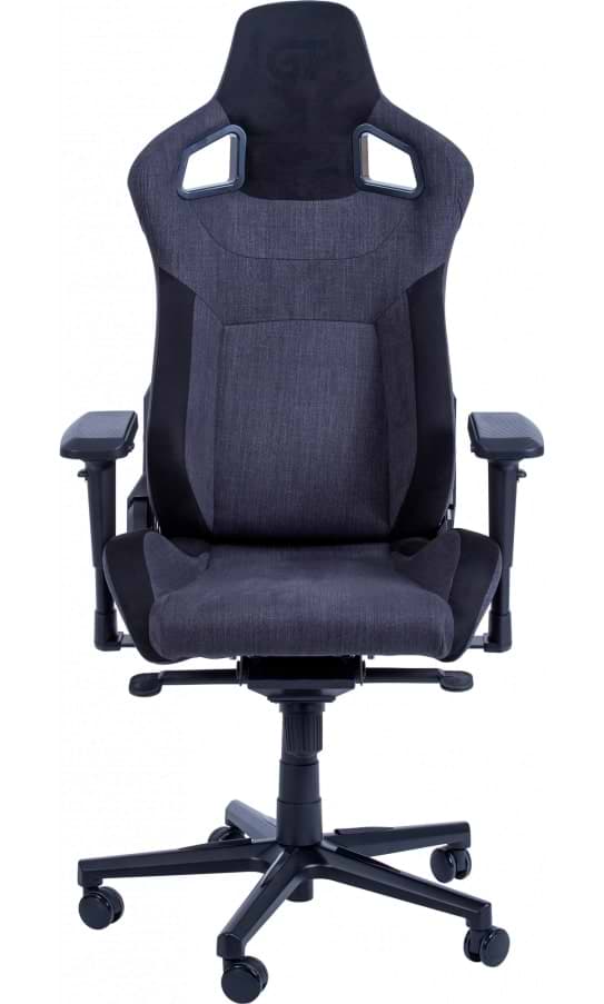Кресло для геймеров GT Racer X-8005 Dark Gray/Black Suede - Фото 1