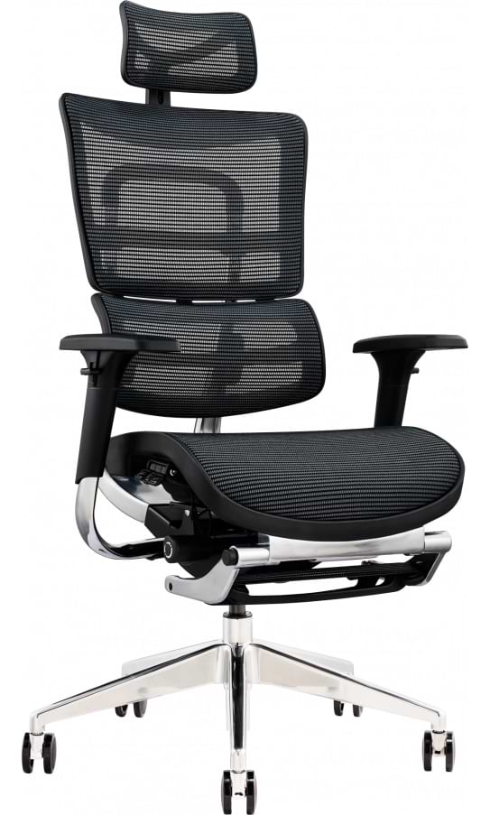 Кресло офисное GT Racer X-802L Black (W-21) - Фото 1