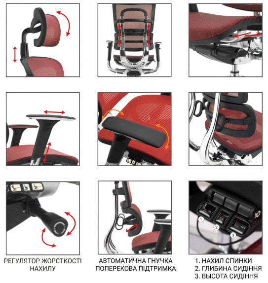 Фото - Крісло офісне GT Racer X-815L Black/Blue (W-85)