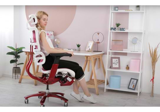 Фото - Крісло офісне GT Racer X-815L Black/Blue (W-85)