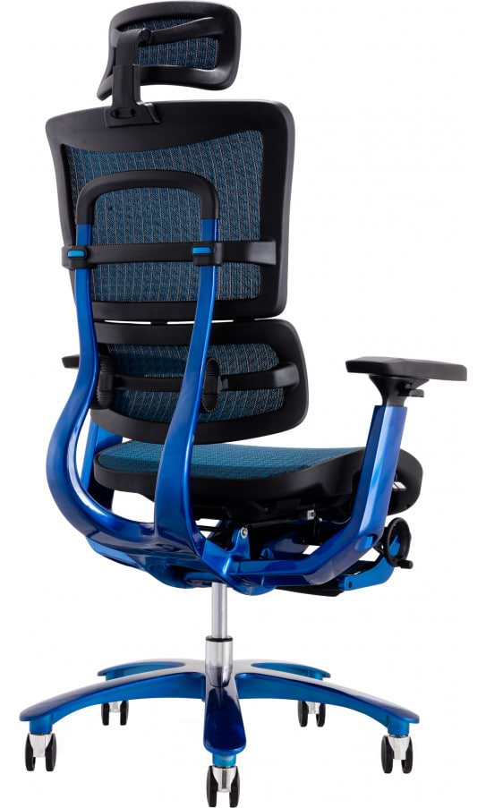 Фото - Крісло офісне GT Racer X-815L Black/Blue (W-85)