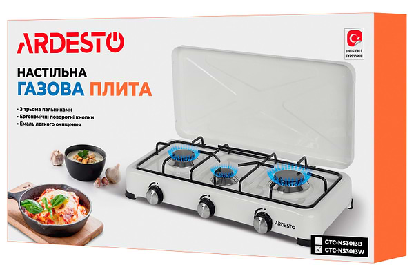 Фото - Плита газова настільна Ardesto GTC-NS3013W