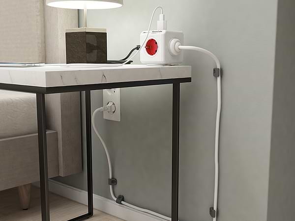 Фото - Удлинитель 220В Allocacoc Powercube Extended 1.5m 4р+ 2 USB Red (1402RD/DEEUPC)