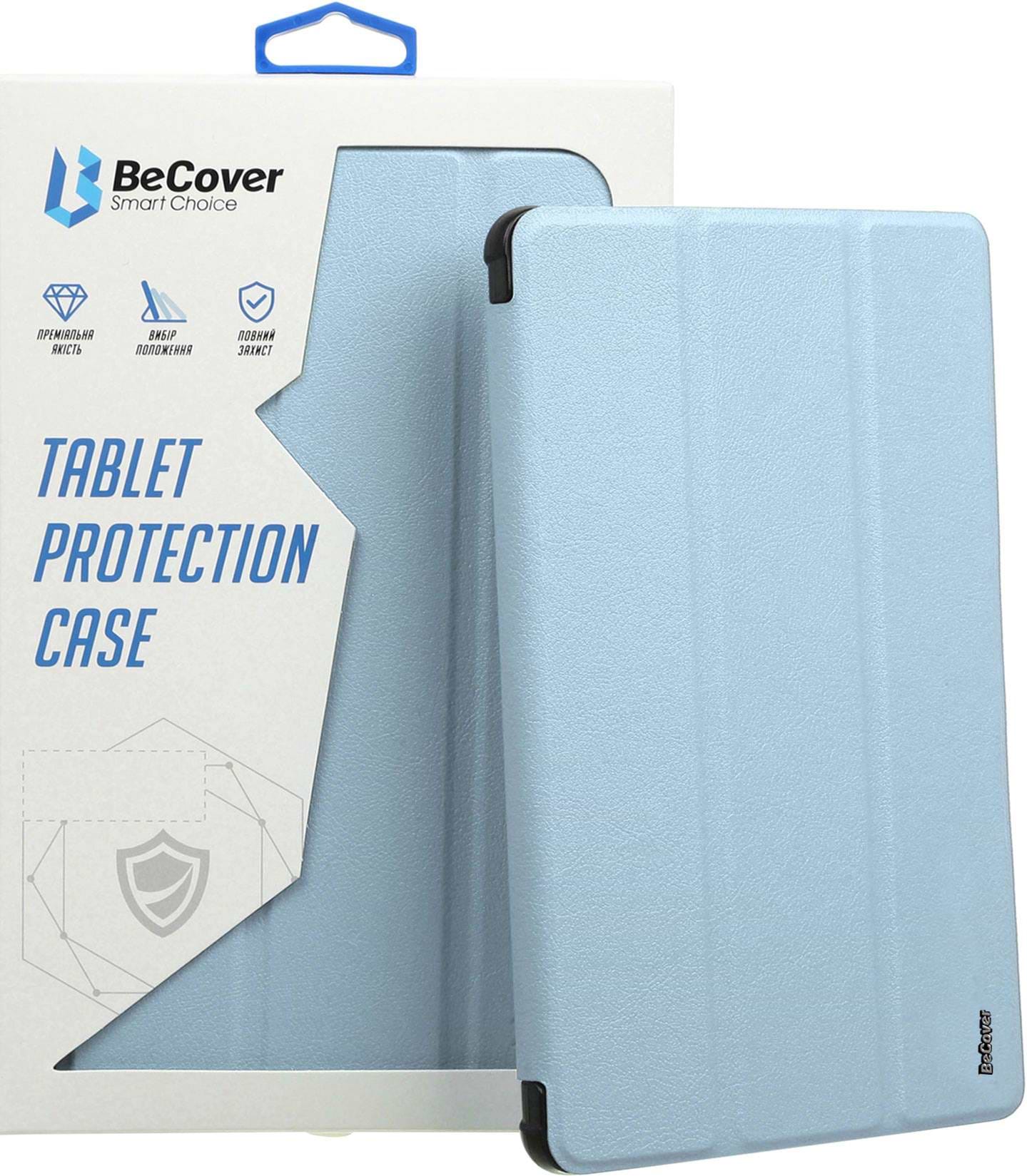 Чохол для планшету BeCover Tri Fold Soft TPU Silicone for Apple iPad Air 4 10.9 2020/2021 Light Blue (708782) - Фото 1